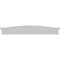 Ekena Millwork Eyebrow Architectural Grade PVC Pediment, 66"W x 10-1/2"H x 2-3/4"P PEDP066X105EYE00 - alternate 3